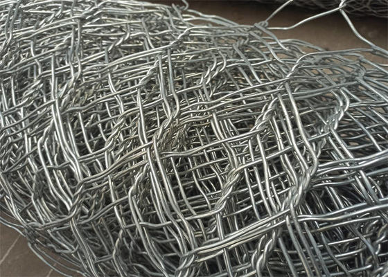 Boîtes de gabon galvanisées polyvalentes Maillage hexagonal paniers de gabon de 2,0 à 4,0 mm de diamètre de fil