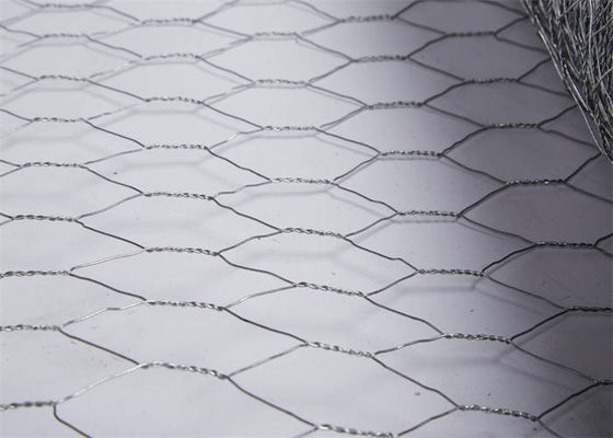 En acier inoxydable filetage hexagonal de fil de fer revêtement en zinc installation facile