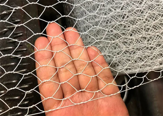 Galvanisé à chaud après tissage de treillis métallique hexagonal pour la protection des pentes
